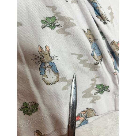 Pottery Barn Kids Peter Rabbit Adult XL Pajama Top 100% Organic Cotton Comfort - Picture 9 of 9